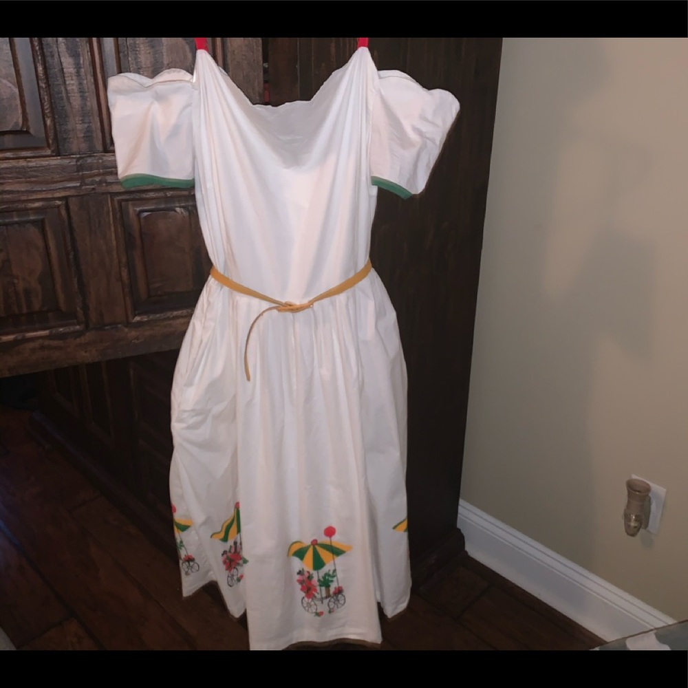 Tatyana flower cart dress